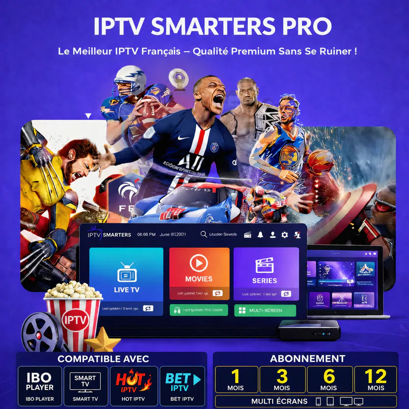 Code Smarters Pro IPTV MegaOTT 12 Mois